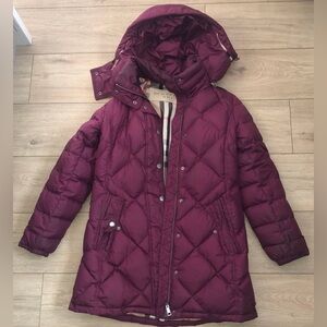 Burberry Puffer Quilted Jacket with belt